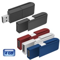 USB084 - MEMORIA PROMOCIONAL USB CLIPPER 4 GB